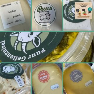 Vaak krijgen we vragen van klanten zoals ‘hebben jullie geen Jersey kaas?’. Wij gaan dan op zoek. Vanaf deze week twee heerlijke Jersey kazen, naast ons assortiment aan buffelkaas in 6 verschillende smaken en een veelvoud aan biologische geitenkaas. Van halloumi, fète en verse jonge geitenkaas tot oude harde kaas en toastkaasjes met kruiden… je vindt het bij de Gerdeneer!
#kaas #geitenkaas #jerseykaas #buffelkaas #kooplokaal #verszondervragen