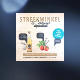 Van 26 september tot en met 4 oktober vieren wij het eind van de zomer en de oogst.
9 dagen  vol met activiteiten bij de Gerdeneer.
Eten, drinken, erfgoed, kunst en cultuur onder één glazen dak! Kijk op de link in bio voor het programma #oogstfeest